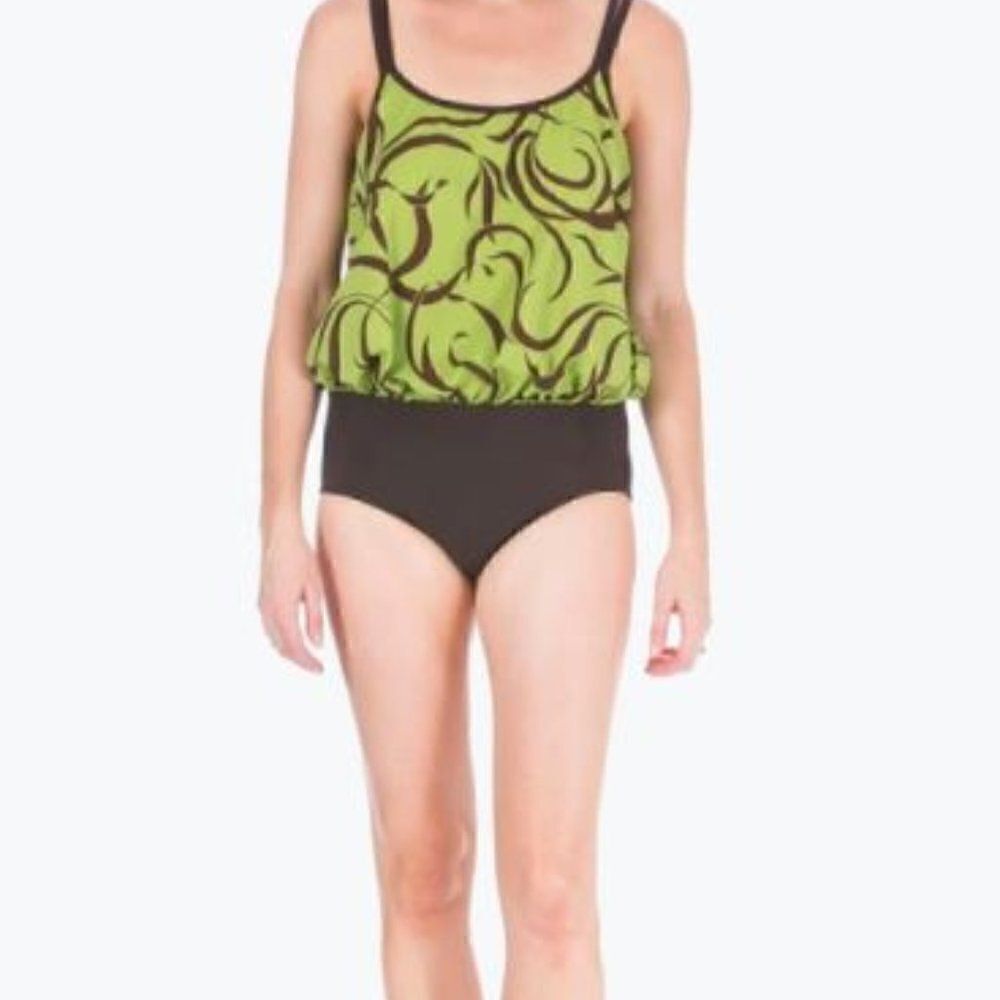 Mainstream Full Coverage One Piece Swimsuit